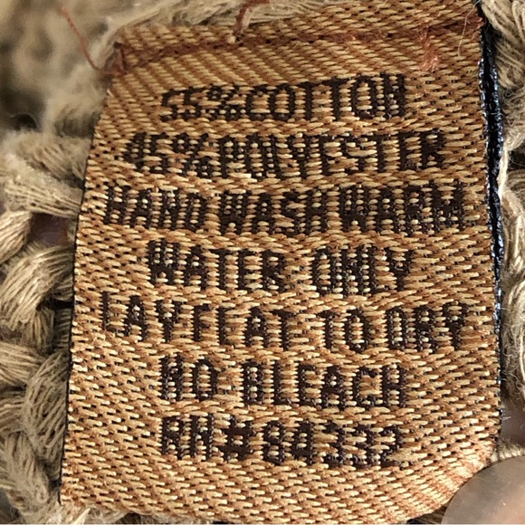 Sister Size Medium Tan Brown Knit Duster Cardigan Wooden Snap Button Closure - Picture 6 of 7